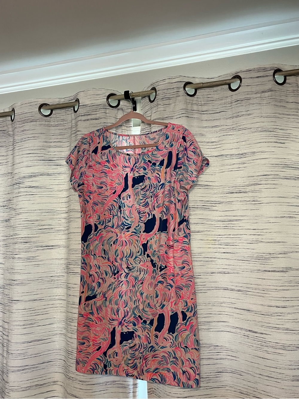 Lilly Pulitzer flamingo t shirt dress